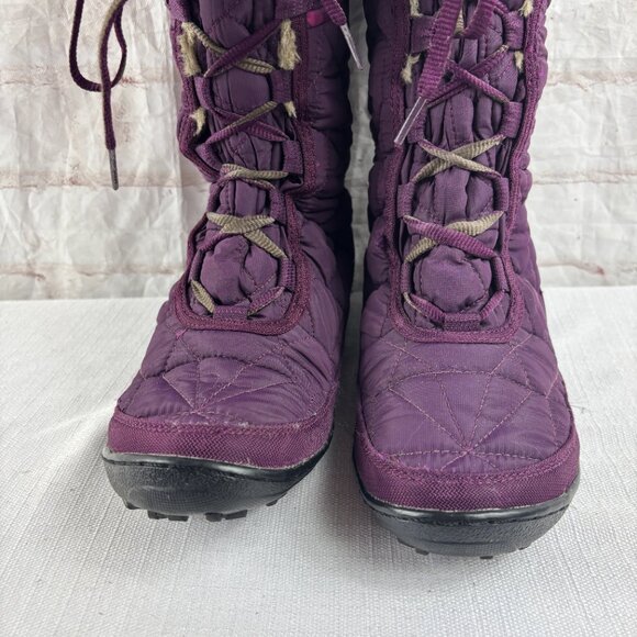Columbia Women's 8.5 Purple Minx Mid II Insulated Waterproof Winter Snow Boots - Picture 7 of 14